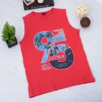 Мъжка тениска M003 Червено (G65) Fashion