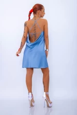 Дамска рокля 4836 Синьо (G00) Fashion