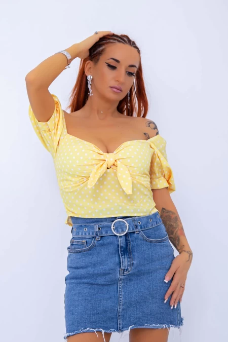 Дамска блуза 2019 Жълто (G00) Fashion