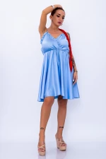 Дамска рокля 756 Светло синьо (G00) Fashion