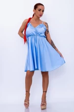 Дамска рокля 756 Светло синьо (G00) Fashion