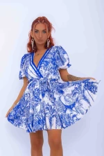 Дамска рокля 3624 Синьо (G13) Fashion