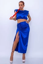 Дамски костюм 21541 Синьо (G00) Fashion