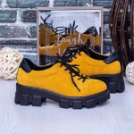 Дамски ежедневни обувки DS38 Жълто (K46) Mei