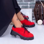 Дамски ежедневни обувки DS38 Червено (K46) Mei