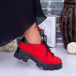 Дамски ежедневни обувки DS38 Червено (K46) Mei