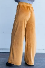 Дамски панталон P100 Жълто (G39) Fashion