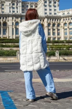 Дамска жилетка 1802 Бял (R01) Fashion