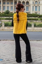Дамска жилетка 21-25 Жълто (R05) Fashion