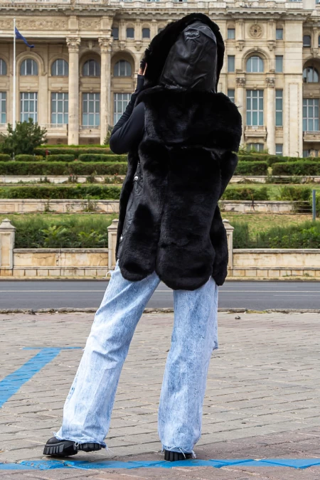 Дамска жилетка 21-31 Черен (R01) Fashion