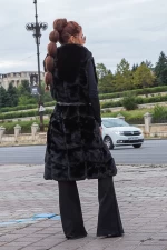 Дамска жилетка 21-12 Черен (R06) Fashion