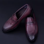Елегантни обувки за мъже 003-831 бордо (K39) Stephano