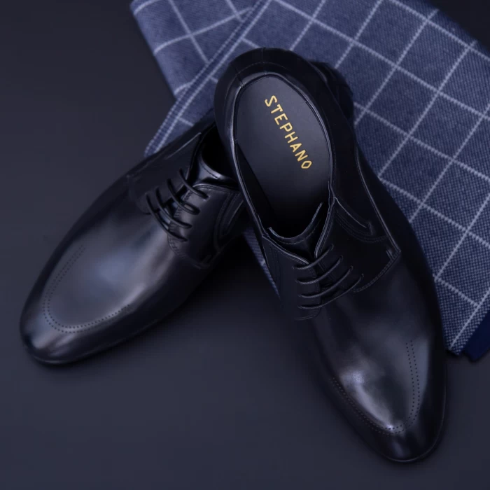 Елегантни обувки за мъже 003-833 Черен (C43) Stephano