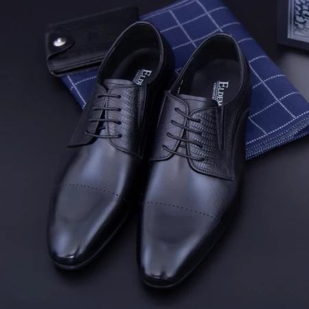 Елегантни обувки за мъже 550-032 Черен (L18) Eldemas