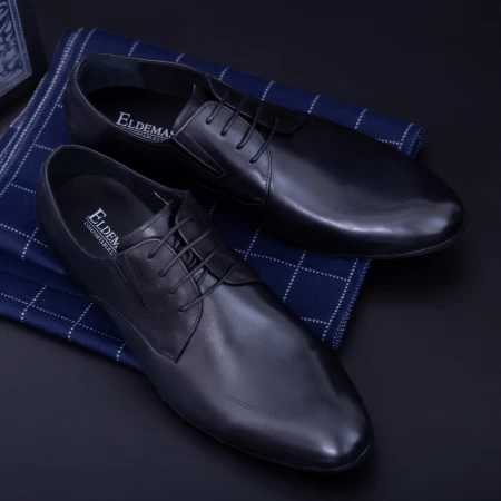 Елегантни обувки за мъже E7-3A Черен (K01) Eldemas