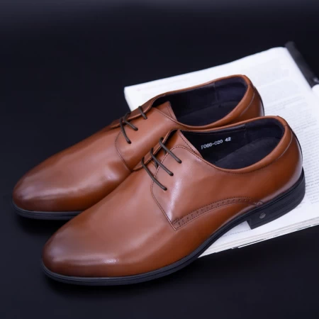 Елегантни обувки за мъже F066-020 Кафяво (D04) Stephano