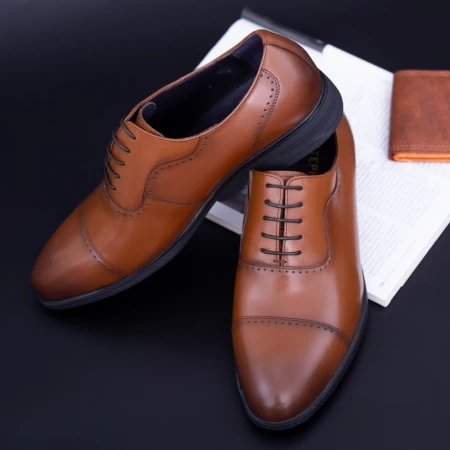 Елегантни обувки за мъже F066-023 Кафяво (C26) Stephano