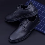 Елегантни мъжки обувки от естествена кожа KL6805 Черен (M44) Stephano