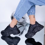 Дамски кецове с платформа WL115 Черен (M23) Mei