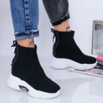 Дамски кецове с платформа WL132 Черен (D01) Mei
