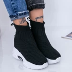 Дамски кецове с платформа WL132 Черен (D01) Mei