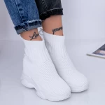 Дамски кецове с платформа WL132 Бял (D01) Mei