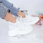Дамски кецове с платформа WL183 Бял (M58) Mei