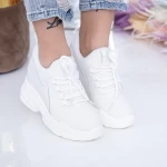 Дамски кецове с платформа WL183 Бял (M58) Mei