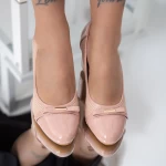 Обувки на токчета C113 Праскова-Nude (D40) Fashion