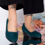 Обувки на токчета и платформа C91 Зелено (D09) Fashion
