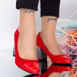Обувки на токчета C99B Червено (C24) Fashion