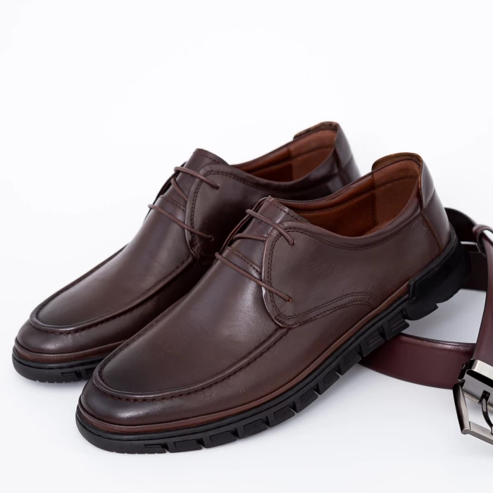 Елегантни обувки за мъже W2687-1 Кафяво (L51) Mels