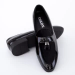 Елегантни обувки за мъже 1A07-1 Черен (L44) Oskon