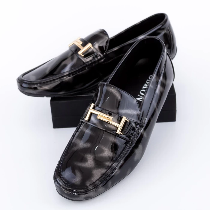 Елегантни обувки за мъже 1A53-6 Сиво (L53) Oskon