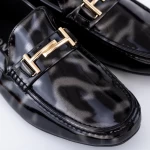 Елегантни обувки за мъже 1A53-6 Сиво (L53) Oskon