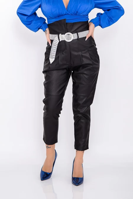 Дамски панталон B101 Черен (G73) Fashion