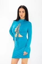 Дамска рокля 22306 Синьо (G70) Fashion