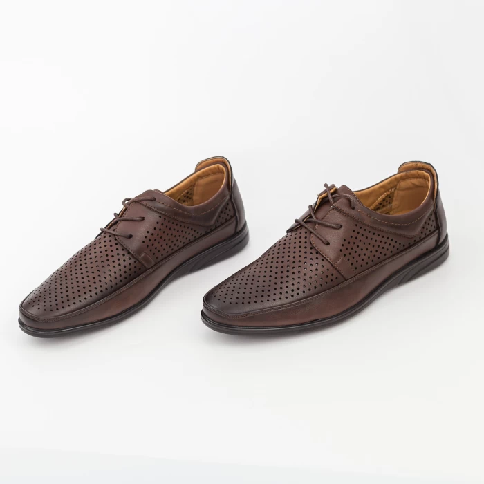 Елегантни обувки за мъже L2172-4F1 Светлокафяво » MeiMall.bg