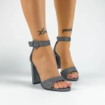 Дамски сандали с дебел ток XKK528 Guncolor (N10) Mei