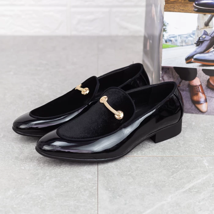 Елегантни обувки за мъже D2165-1 Черен » MeiMall.bg