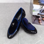 Елегантни обувки за мъже D2171-3 Синьо » MeiMall.bg