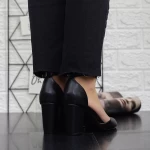 Обувки с дебел ток 2YXD50A Черен (K51) Mei